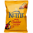 Kettle Mature Cheddar & Red Onion Crisps