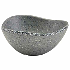 Grey Granite Melamine Triangular Ramekin 3.5oz