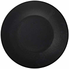 Luna Stoneware Black Wide Rim Plate 21cm/8.25"