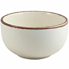 Terra Stoneware Sereno Brown Round Bowl 12.5cm