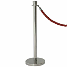 Genware Stainless Steel Barrier Post