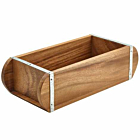 Acacia Wood Brick Mould Table Caddy