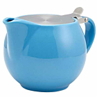 GenWare Porcelain Blue Teapot with St/St Lid & Infuser 50cl/