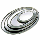 GenWare Stainless Steel Oval Flat 22cm/9"