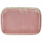 Terra Porcelain Rose Rectangular Plate 34.5 x 23.5cm