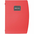 Rio A4 Menu Holder Red 4 Pages