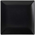 Luna Stoneware Black Square Plate 18cm/7"