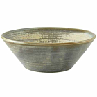 Terra Porcelain Matt Grey Conical Bowl 14cm