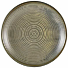 Terra Porcelain Matt Grey Deep Coupe Plate 28cm