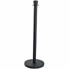 Genware Black Barrier Post