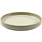 Terra Porcelain Matt Grey Presentation Plate 26cm