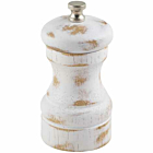 White Wash Salt/Pepper Grinder 10cm