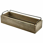 Industrial Wooden Crate 34 x 12 x 9cm