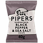 Pipers Karnataka Black Pepper & Sea Salt Crisps