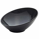 Black Melamine Slanted Buffet Bowl 21 x 20 x 10cm