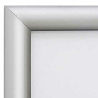 Genware Silver A4 Snap Frame