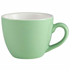 Genware Porcelain Green Bowl Shaped Cup 9cl/3oz