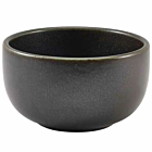 Terra Porcelain Black Round Bowl 12.5cm