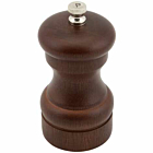 Genware Dark Wood Salt Or Pepper Grinder 10cm