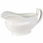 Genware Porcelain Sauce Boat 40cl/14oz