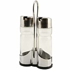 Genware Oil & Vinegar Set With Stand