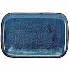 Terra Porcelain Aqua Blue Rectangular Plate 34.5 x 23.5cm