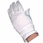 White Cotton Gloves (10 Pairs)