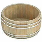 Miniature Wooden Barrel 16.5Dia x 8cm