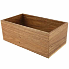 Genware Acacia Wood Riser/Box 32.5X18X12.3cm