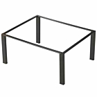 Black GN Buffet Riser GN 1/2 15cm (H)