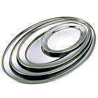 GenWare Stainless Steel Oval Flat 50cm/20"