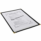 American Style Clear Menu Holder - 1 Page