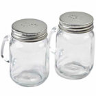 Mason Jar Salt & Pepper Shaker Set