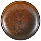 Terra Porcelain Rustic Copper Deep Coupe Plate 21cm