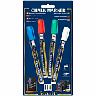 Chalkmarkers 4 Colour Pack (R,G,W,Bl) Small