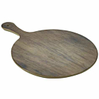 Wood Effect Melamine Paddle Board Round 17"