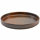 Terra Porcelain Rustic Copper Presentation Plate 26cm