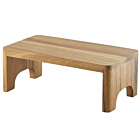 Acacia Wood GN Buffet Riser GN 1/3 12cm (H)