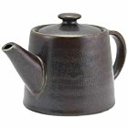 Terra Porcelain Black Teapot 50cl/17.6oz