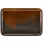 Terra Porcelain Rustic Copper Rectangular Platter 30 x 20cm