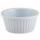 Ramekin 1oz Fluted White