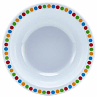 Genware Melamine 6" Bowl- Coloured Circles