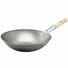 Black Iron Wok Flat Base 14"/35.6cm