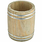 Miniature Wooden Barrel 11.5Dia x 13.5cm