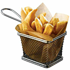 Serving Fry Basket Rectangular 12.5 X 10 X 8.5cm