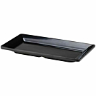 Black Melamine Platter GN 1/3 Size 32X17.5cm