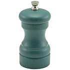 Olive Green Wooden Salt/Pepper Grinder 10cm