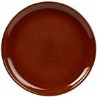 Terra Stoneware Rustic Red Coupe Plate 19cm