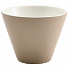 Genware Porcelain Stone Conical Bowl 10.5cm/4"