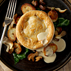 Little & Cull Frozen Mushroom & Spinach with Truffle Oil Pie